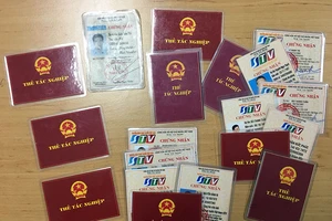 Giám đốc STV làm thẻ giả phóng viên, dựng Web lậu