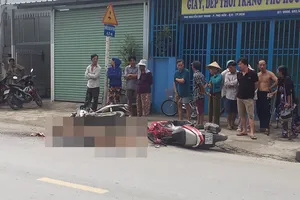 Xe container tông chết người nhưng không hay biết