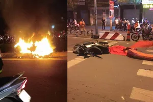 Tai nạn liên tiếp khi đi 'bão', có cả người chết