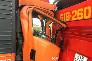 2 tai nạn liên tiếp trên cao tốc Trung Lương