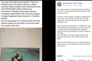 Công an thông tin 'ông Tây dùng búa đánh trẻ con' ở TP.HCM