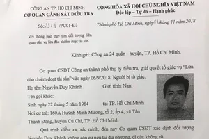 Cựu CSGT TP.HCM dùng sổ đỏ giả lừa đảo tiền tỉ 