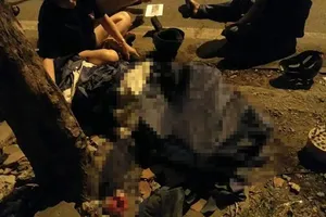 Tự tông dải phân cách tử vong nhưng dân truy đuổi xe khách 