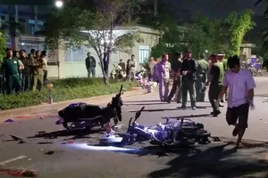Tông xe máy ở đường nội bộ, hai người chết tại chỗ