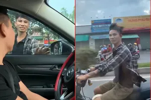Nhân vật trong clip 'chặn ô tô xin đểu' ở Tân Bình lên tiếng