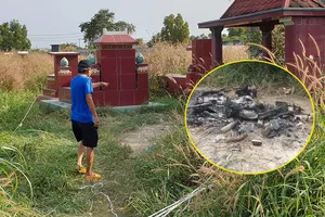 Thông tin mới vụ đốt xương người trong nghĩa địa ở Củ Chi