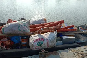 Chạy xuồng đi trộm thiết bị công trình ở Nhà Bè