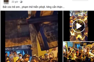 Sự thật clip bắt cóc trẻ em quận 8 thực chất là vụ dâm ô