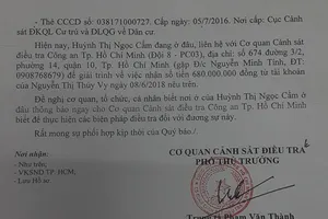 Công an truy tìm 1 phụ nữ nhận chuyển khoản 680 triệu đồng