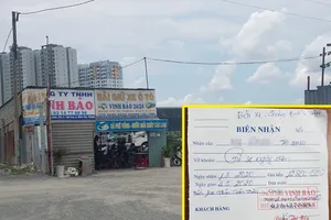 Công an quận Bình Tân xác minh vụ giữ xe 2 tháng mất 12 triệu