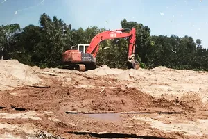 Công an Bình Tân tìm chiếc xe múc bị kẻ trộm lấy mất 