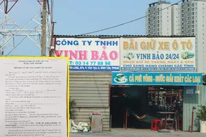 Bãi xe giữ 2 tháng lấy 12 triệu bị phạt hơn 55 triệu đồng