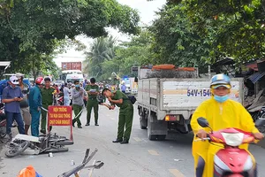 Tai nạn ở dốc cầu Ông Thìn, một người tử vong tại chỗ