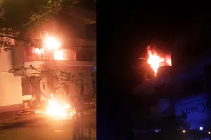 6 người bị mắc kẹt, hô hoán trong căn nhà cháy ở quận 11