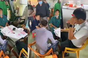 Công an quận 3 thông tin vụ đánh bạc có cán bộ phường tham gia