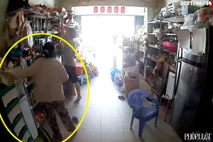 1 phụ nữ vờ mua hàng để trộm card điện thoại ở Bình Tân