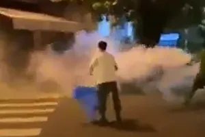 Công an quận 3 thông tin về clip 'truy đuổi người trốn cách ly'