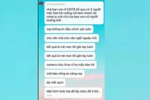 Công an TP.HCM cảnh báo sau vụ tung tin giả ‘xét nghiệm, đánh thuốc mê’