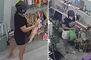 Tái diễn trò vờ mua hàng để dàn cảnh trộm cắp tài sản