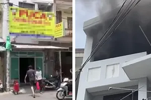 Cháy nhà gần chợ Hạnh Thông Tây, 1 người chết