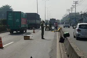 Chạy vào làn ô tô, đôi nam nữ tử vong sau va chạm với xe ben