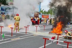 Hóc Môn: Tổ chức hội thao kỹ thuật chữa cháy và cứu nạn, cứu hộ 