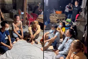 Cảnh sát phá hai sòng bạc ở vùng ven TP.HCM