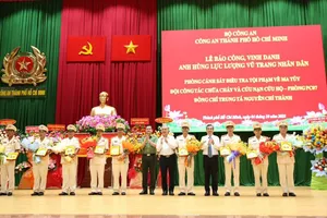 Công an TP.HCM: 3 đơn vị, cá nhân được vinh danh Anh hùng LLVTND