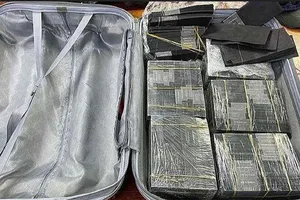 Đề nghị truy tố 2 người vận chuyển 1 triệu đô tiền nhuộm đen ở Tân Sơn Nhất