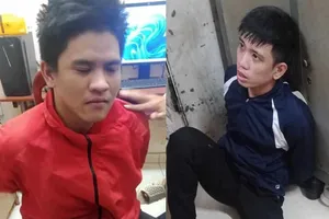 Cướp giật túi xách bị té, 2 thanh niên lấy xe của cô gái bỏ chạy