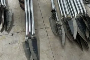 Bắt cả kho ‘dao phóng lợn’ của từ vụ mua xe gian, đục số khung số máy