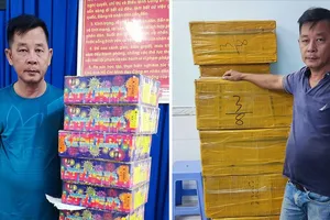 2 người trong đường dây vận chuyển hơn 6 tạ pháo dùng chành xe giao hàng