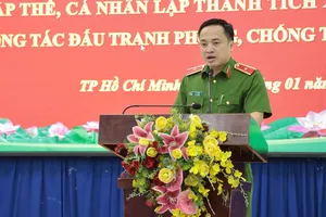Công an TP.HCM khen thưởng các tập thể, cá nhân có thành tích khám phá nhiều chuyên án