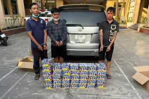 Hùn hạp tiền đi buôn pháo thì bị công an bắt