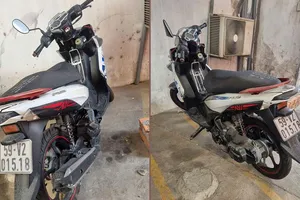 Công an huyện Hóc Môn tìm chủ sở hữu của một chiếc xe máy
