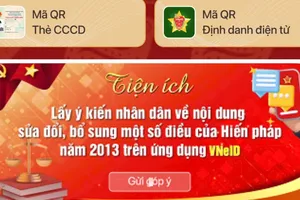 TP.HCM lấy ý kiến sửa đổi Hiến pháp 2013 qua ứng dụng VNeID