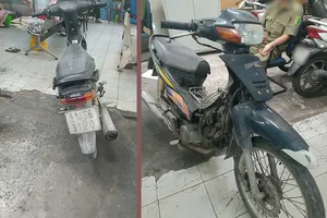 Công an phường Cầu Kiệu tìm chủ sở hữu xe máy liên quan vụ trộm cắp tài sản