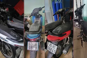 Công an TP.HCM tìm chủ sở hữu 5 xe máy trong các vụ án trộm cắp, tàng trữ ma túy