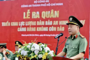 Công an TP.HCM triển khai lực lượng bảo đảm an ninh Cảng hàng không Côn Đảo