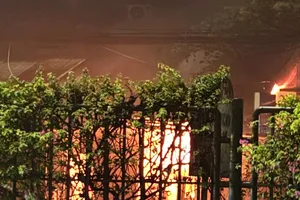 Cháy cửa hàng phụ tùng xe máy, cụ ông 84 tuổi tử vong ở phường Trung Mỹ Tây