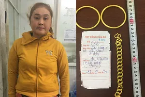 Cặp đôi 5 lần dùng vàng lõi bạc lừa tiệm vàng ở TP.HCM 
