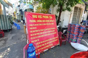 TP.HCM: Phong toả 2 con hẻm đường Lò Gốm, quận 6
