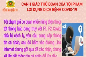 Lợi dụng truy vết F1, F2, người đi khử khuẩn... để lừa đảo