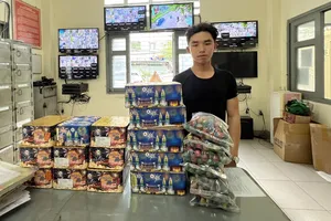 Mang 30 kg pháo nổ từ biên giới về TP.HCM bán thì bị bắt 