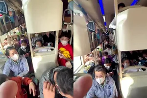 64 người về quê ăn Tết bị nhồi nhét trên xe giường nằm 40 chỗ