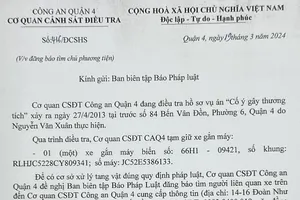 Bắt được bị can trốn truy nã trong vụ hỗn chiến ở quận 4 vào năm 2013