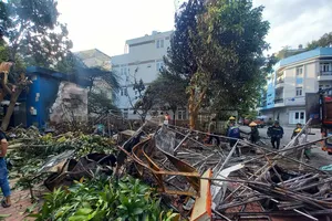 Đốt cỏ gây cháy lan, thiêu rụi kho chứa đồ ở TP Thủ Đức