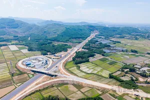 Cao tốc Quảng Ngãi - Hoài Nhơn lộ hình hài sau hơn 2 năm thi công