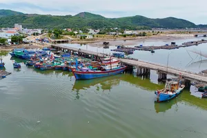 Cầu rệu rã sắp sập, ngư dân Quảng Ngãi vẫn liều mạng neo tàu