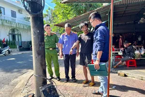 Bắt giữ người lén đốt trụ điện ở Quảng Ngãi